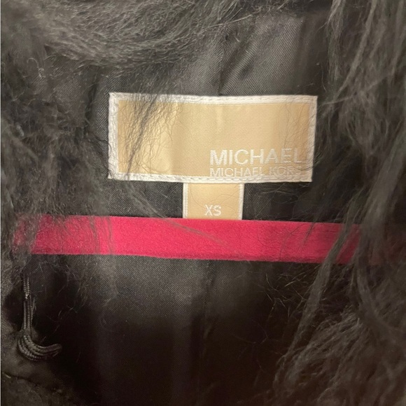 Michael by Michael Kors XS Black Fur Style Vest - Picture 2 of 4